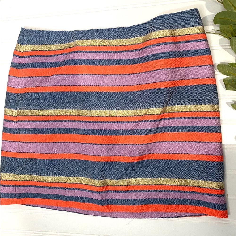 J.crew striped skirt